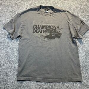 Rogue Status Champions of Death T-Shirt Mens XL Grey Streetwear Graphic Tee